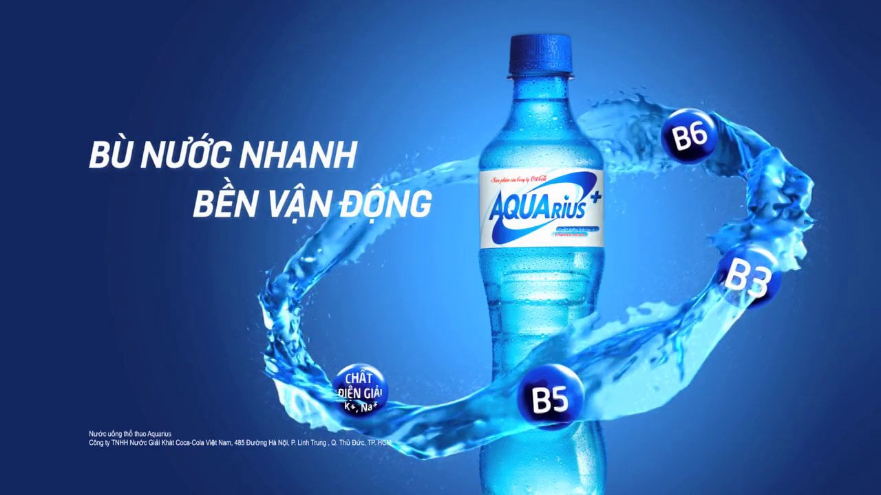 Nước Uống Thể Thao Aquarius: Bù Nước Nhanh, Bền Vận Động