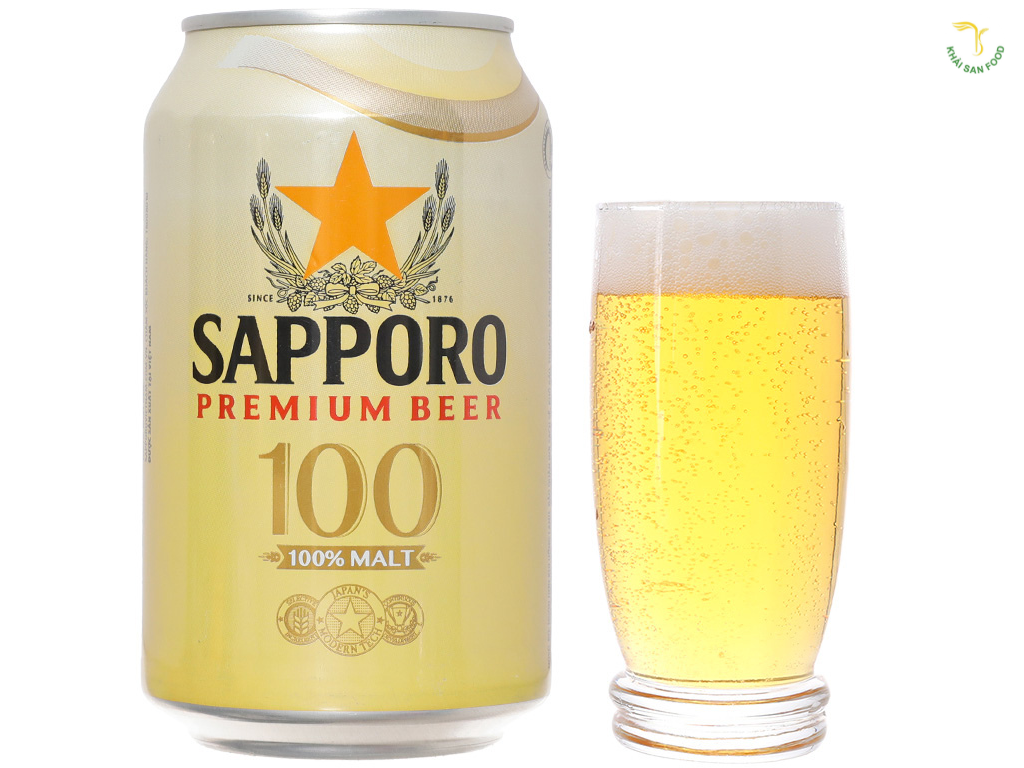 SAPPORO PREMIUM BEER 100% Malt
