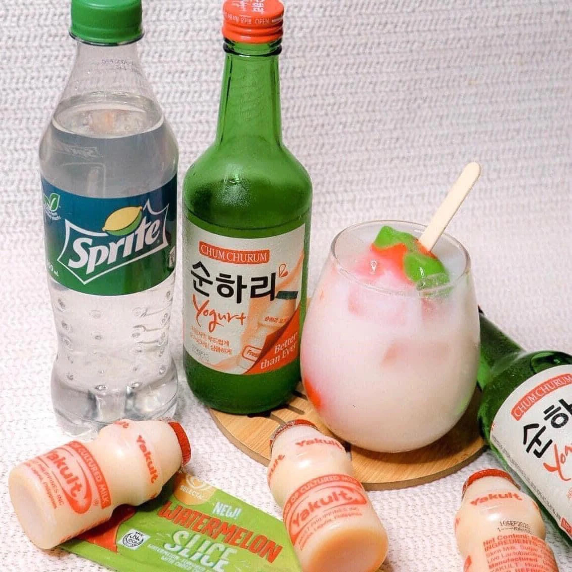 Công thức pha soju với 7up vị mới lạ