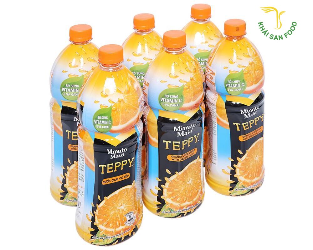Teppy là một sản phẩm đến từ hai thương hiệu danh tiếng trên thị trường là Coca-Cola và Minute Maid