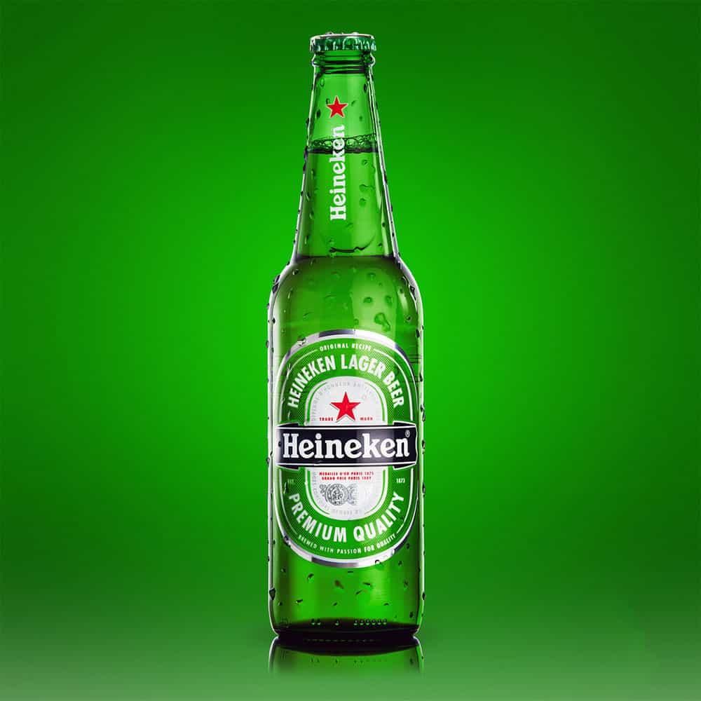 Các loại bia Heineken xanh, bạc, không cồn