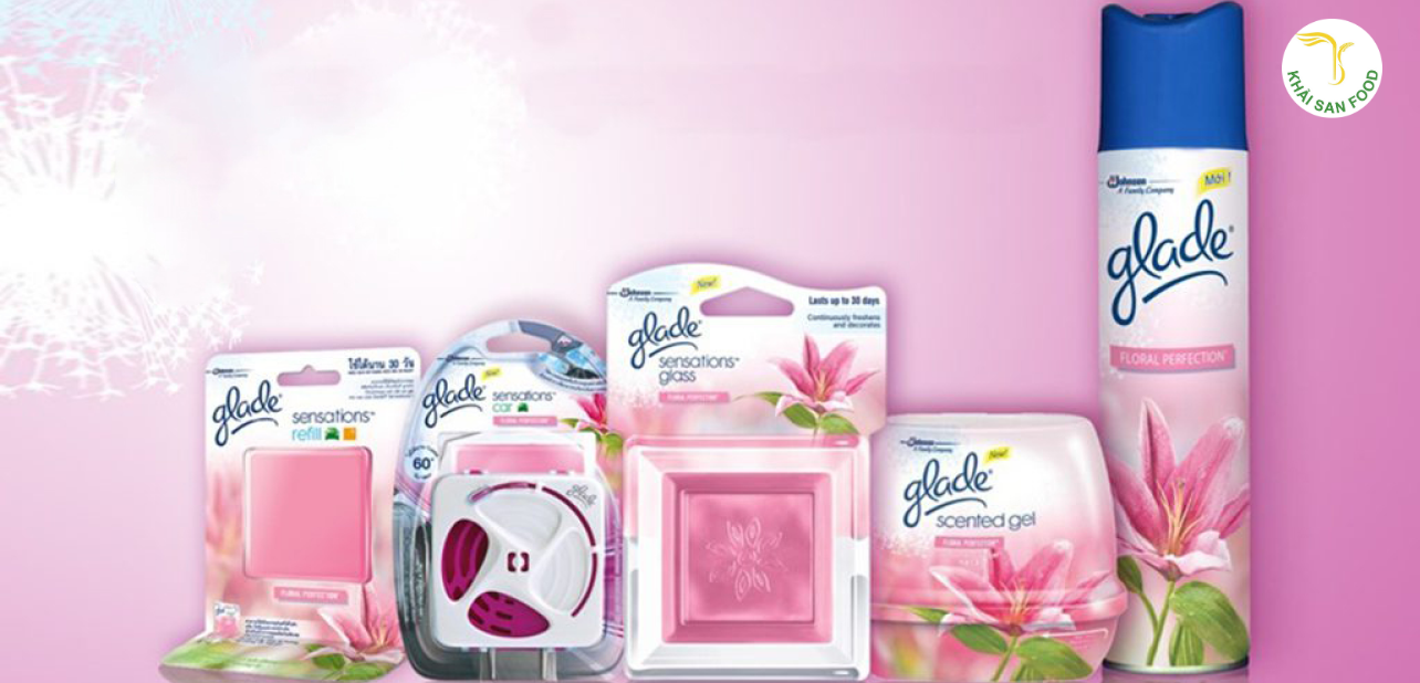 Glade là thương hiệu sản xuất sản phẩm chăm sóc và khử mùi nhà cửa nổi tiếng thế giới