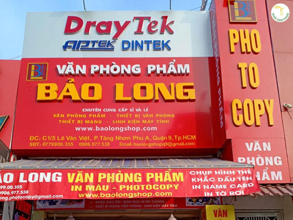 Bảng hiệu văn phòng phẩm