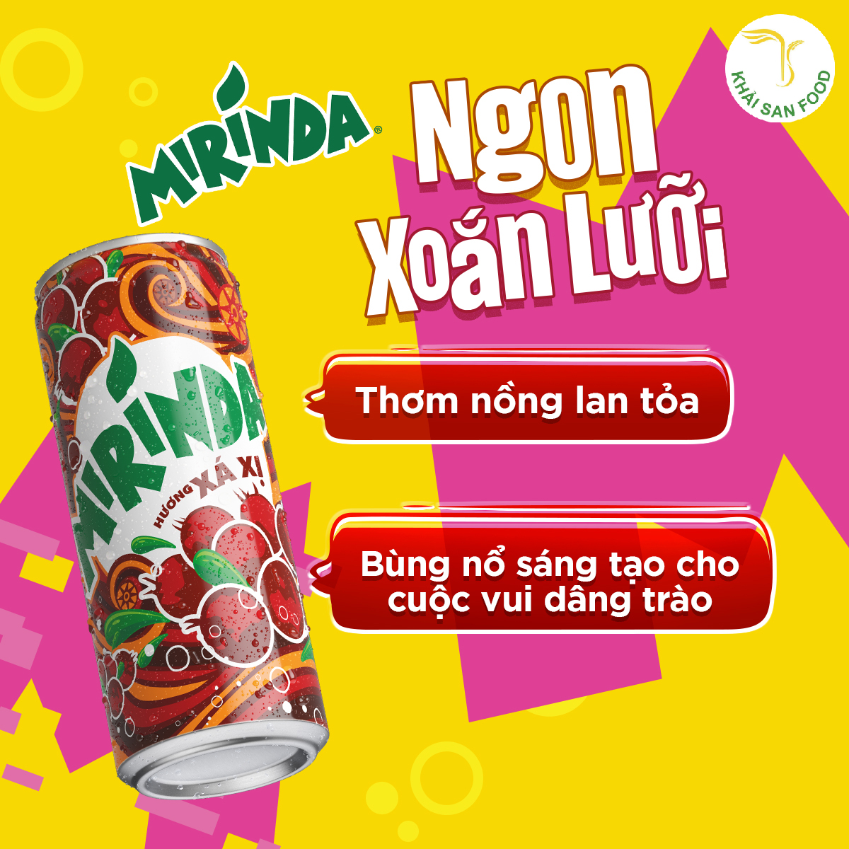 Nước ngọt Mirinda - Hương vị được nhà nhà yêu thích