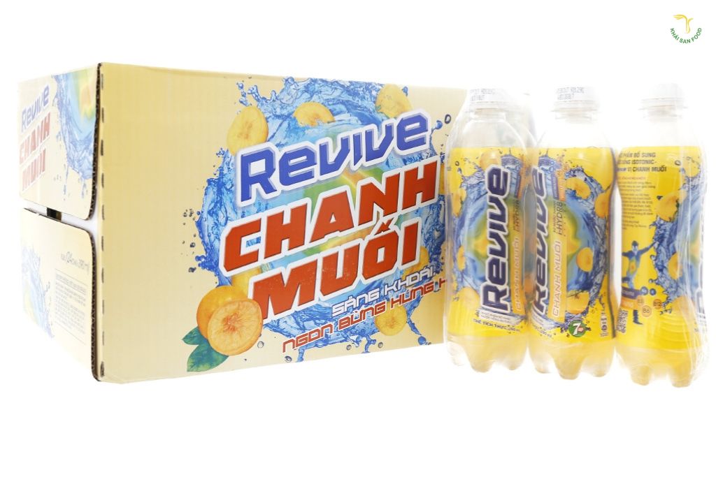 giá thùng nước ngọt revive chanh muối