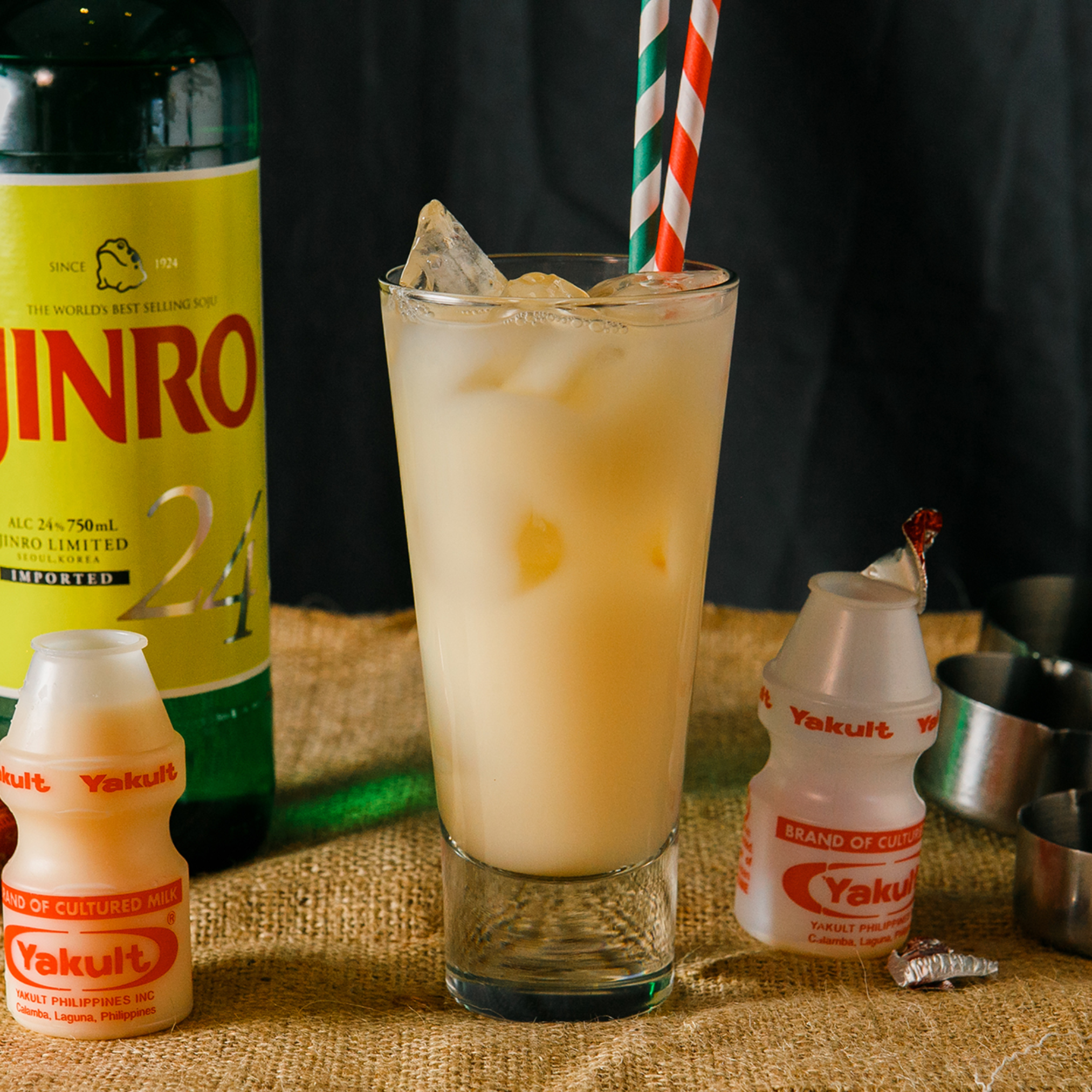 Pha Rượu Soju Yakult