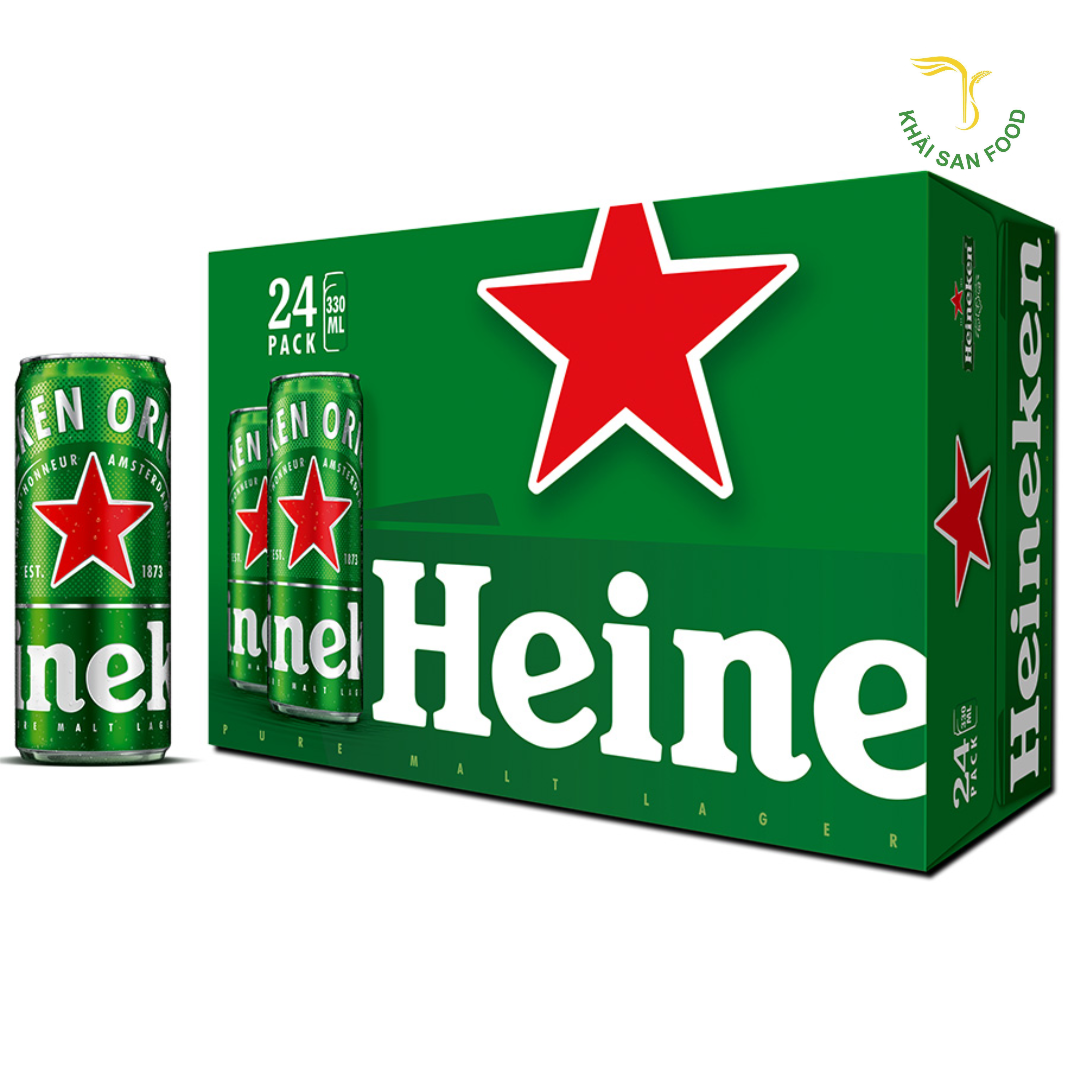 Thiết kế bia Heineken