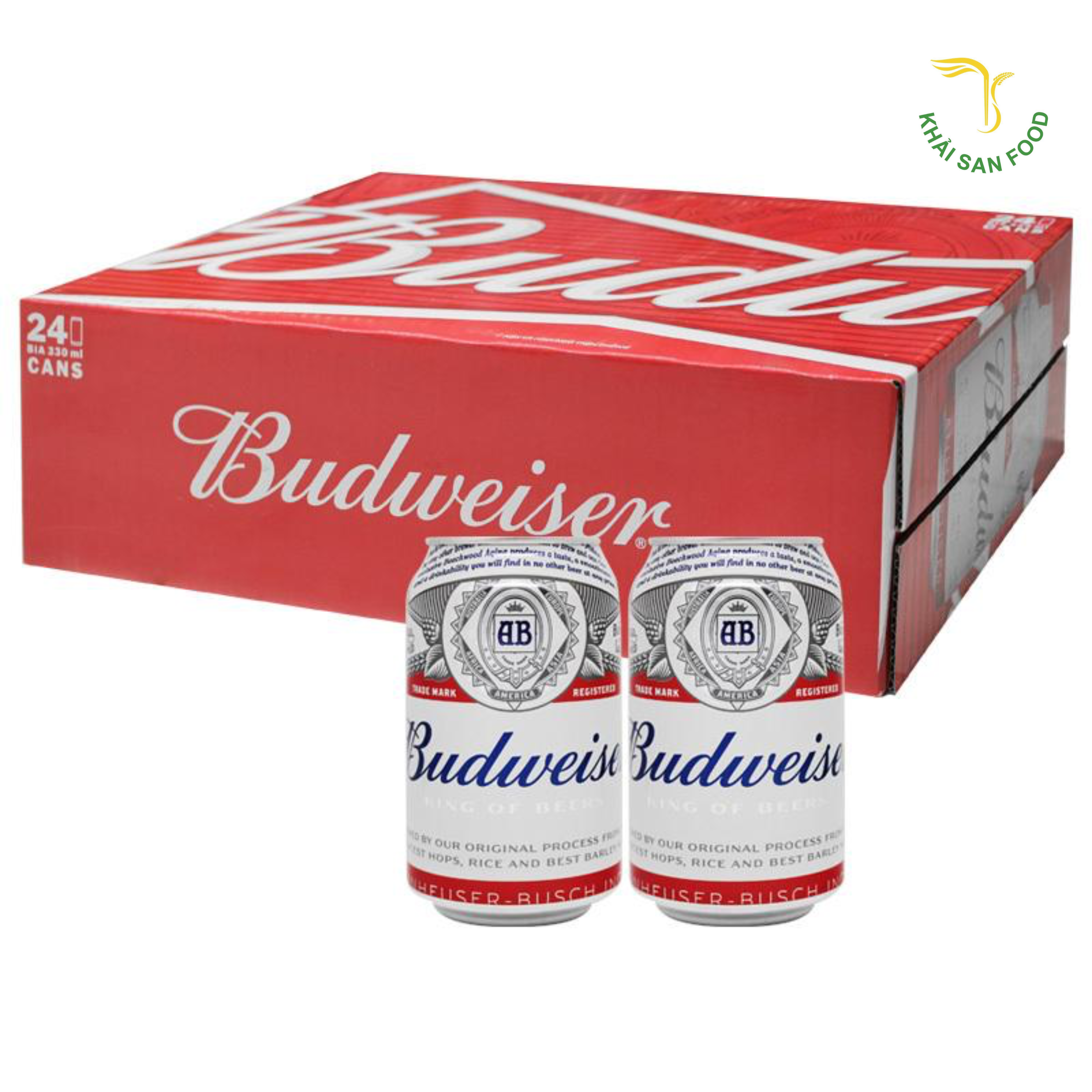 Thiết kế bia Budweiser