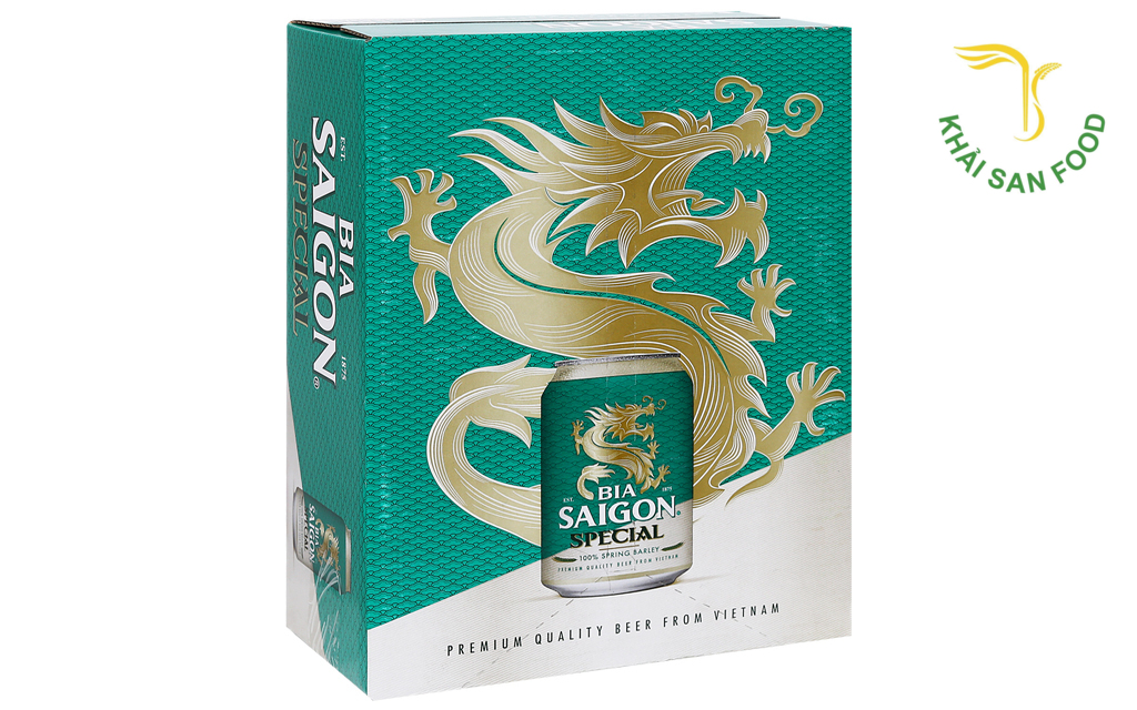 thùng bia saigon xanh