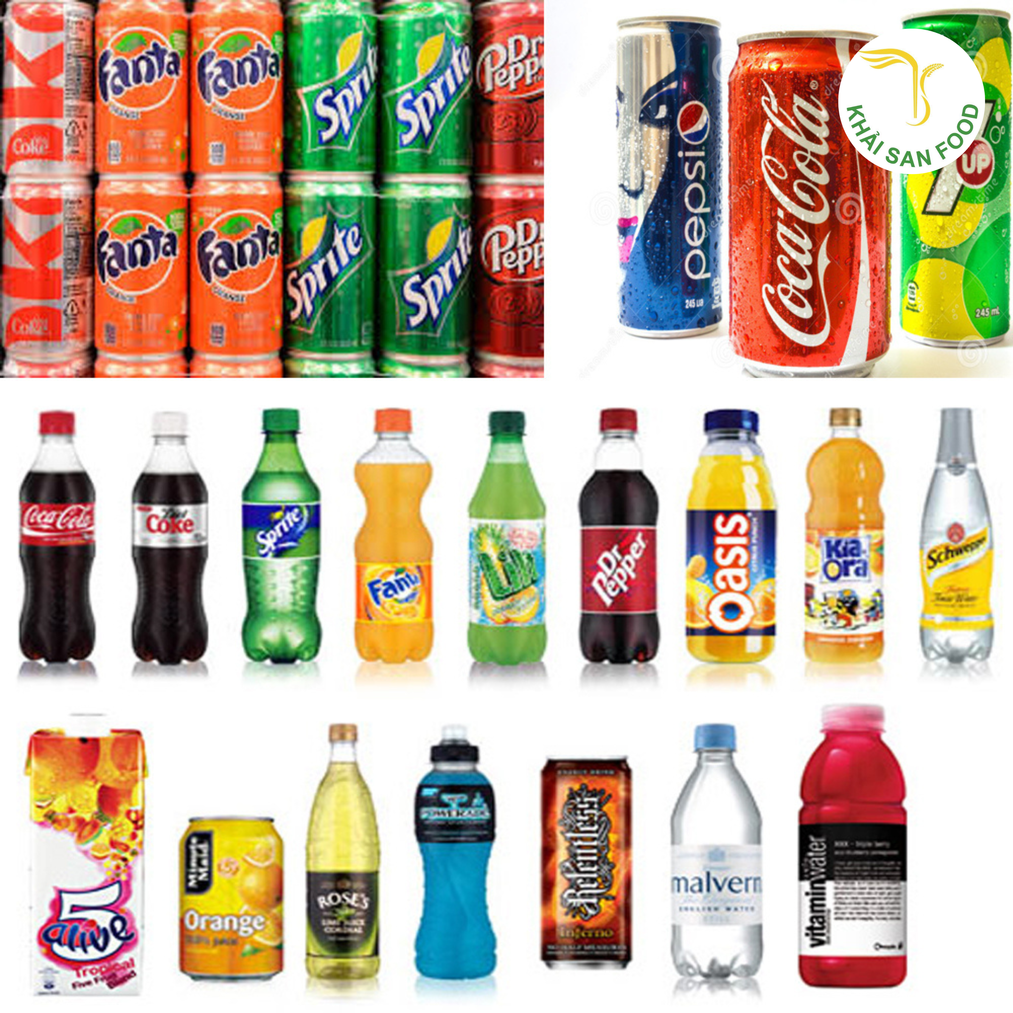 Các loại nước ngọt giá sỉ được bày bán rộng rãi hiện nay Các loại nước ngọt giá sỉ được bày bán rộng rãi hiện nay