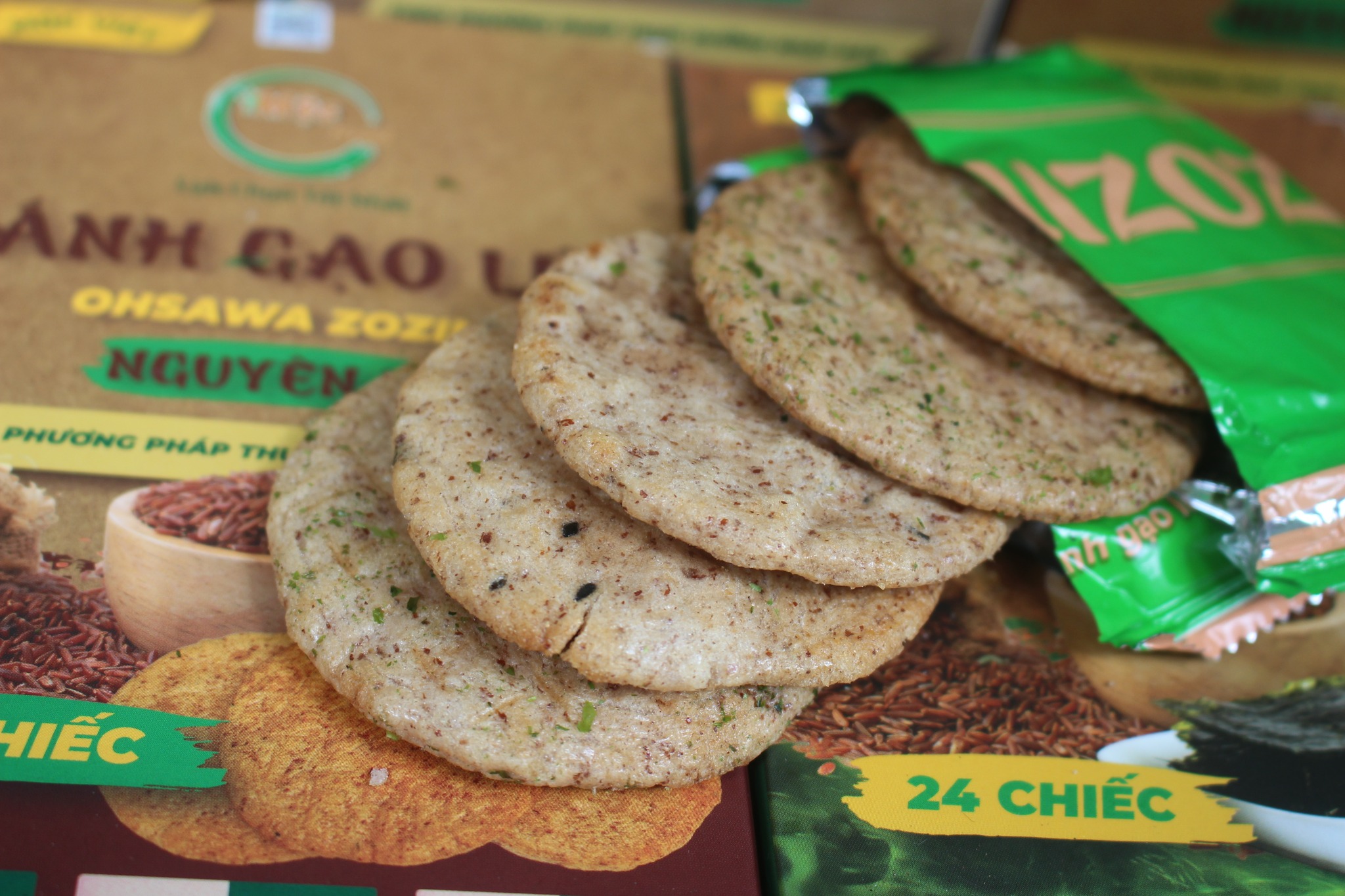 Bánh gạo cho người tiểu đường