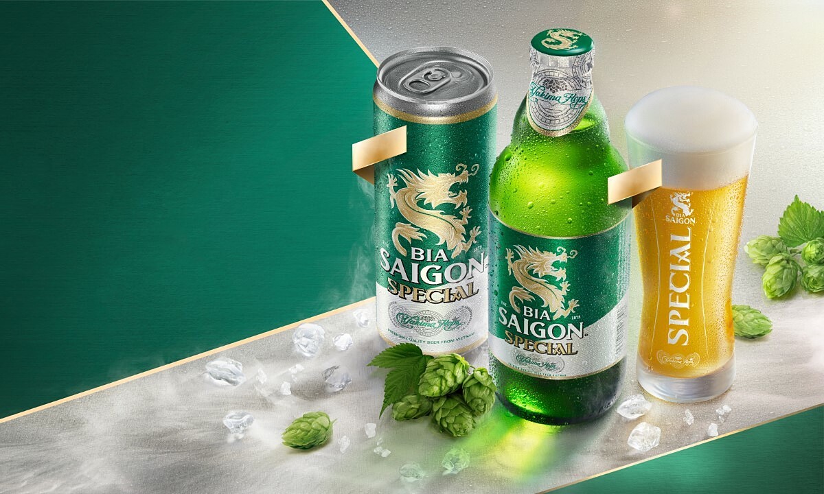giá thùng bia saigon xanh