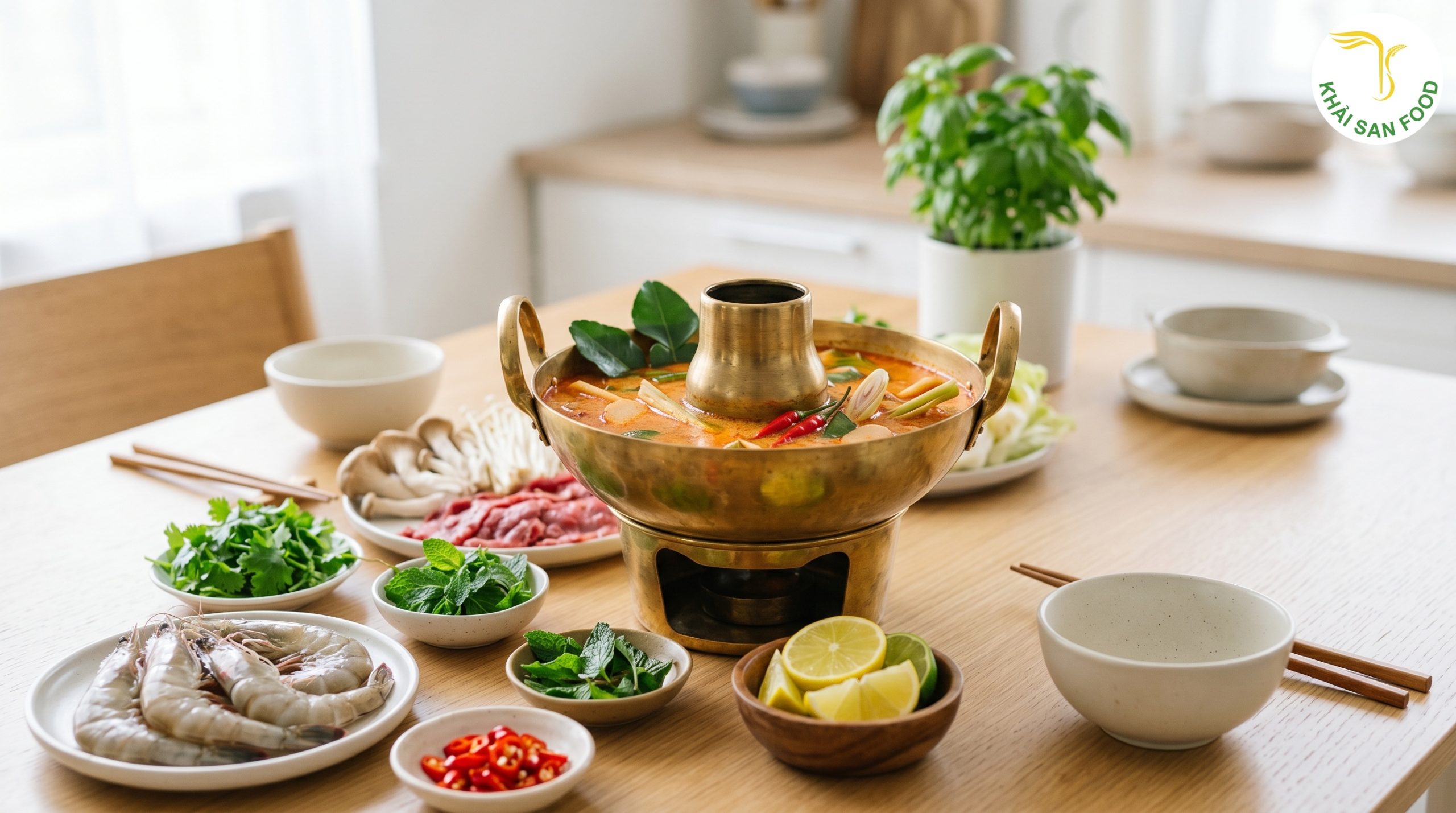 nấu lẩu thái