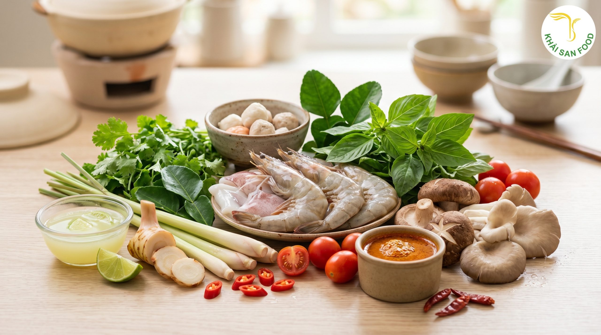 2. Đánh giá chất lượng nguyên liệu nấu lẩu thái ngon