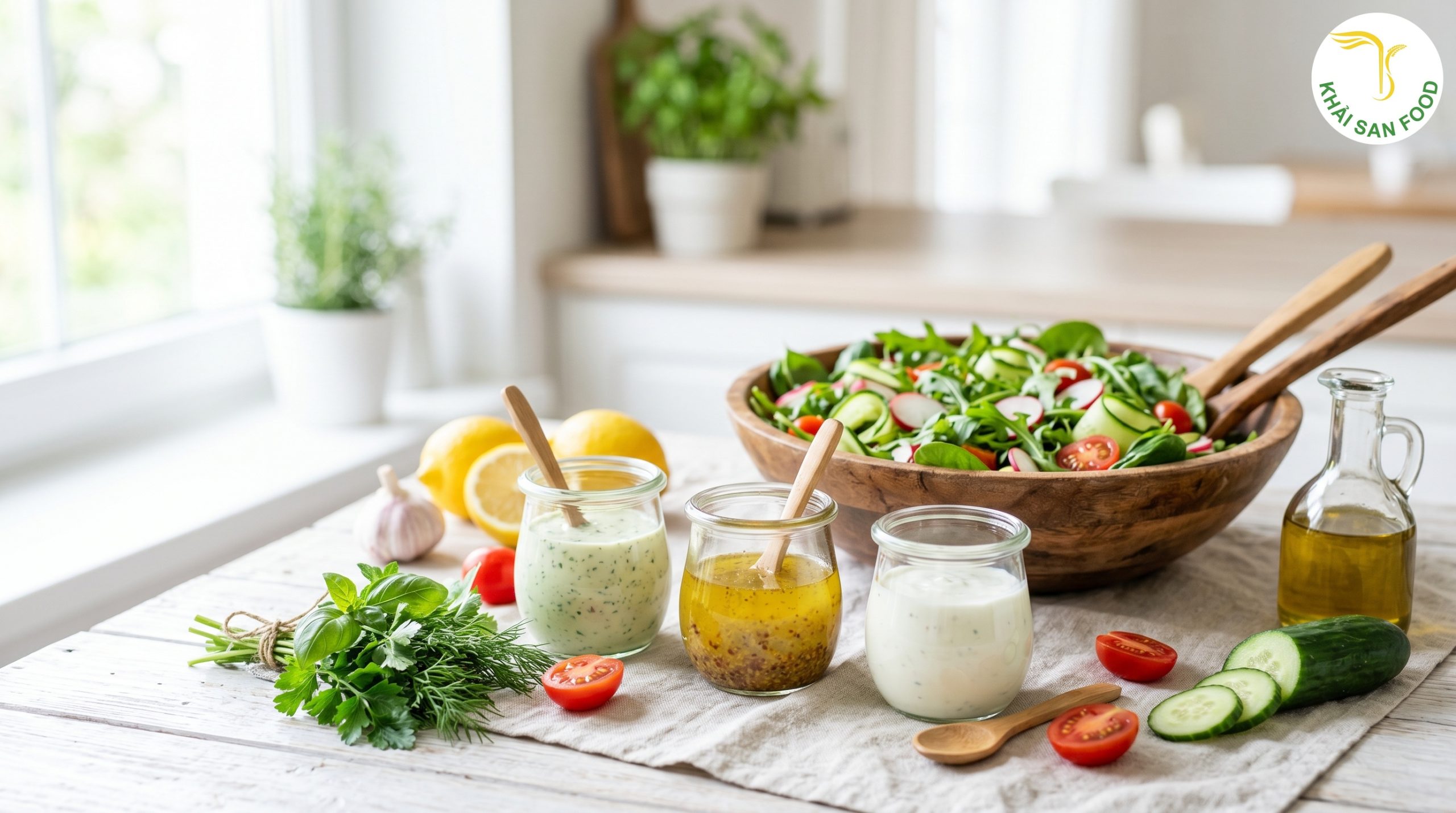 Đa dạng hóa thực đơn với cách làm sốt salad giảm cân