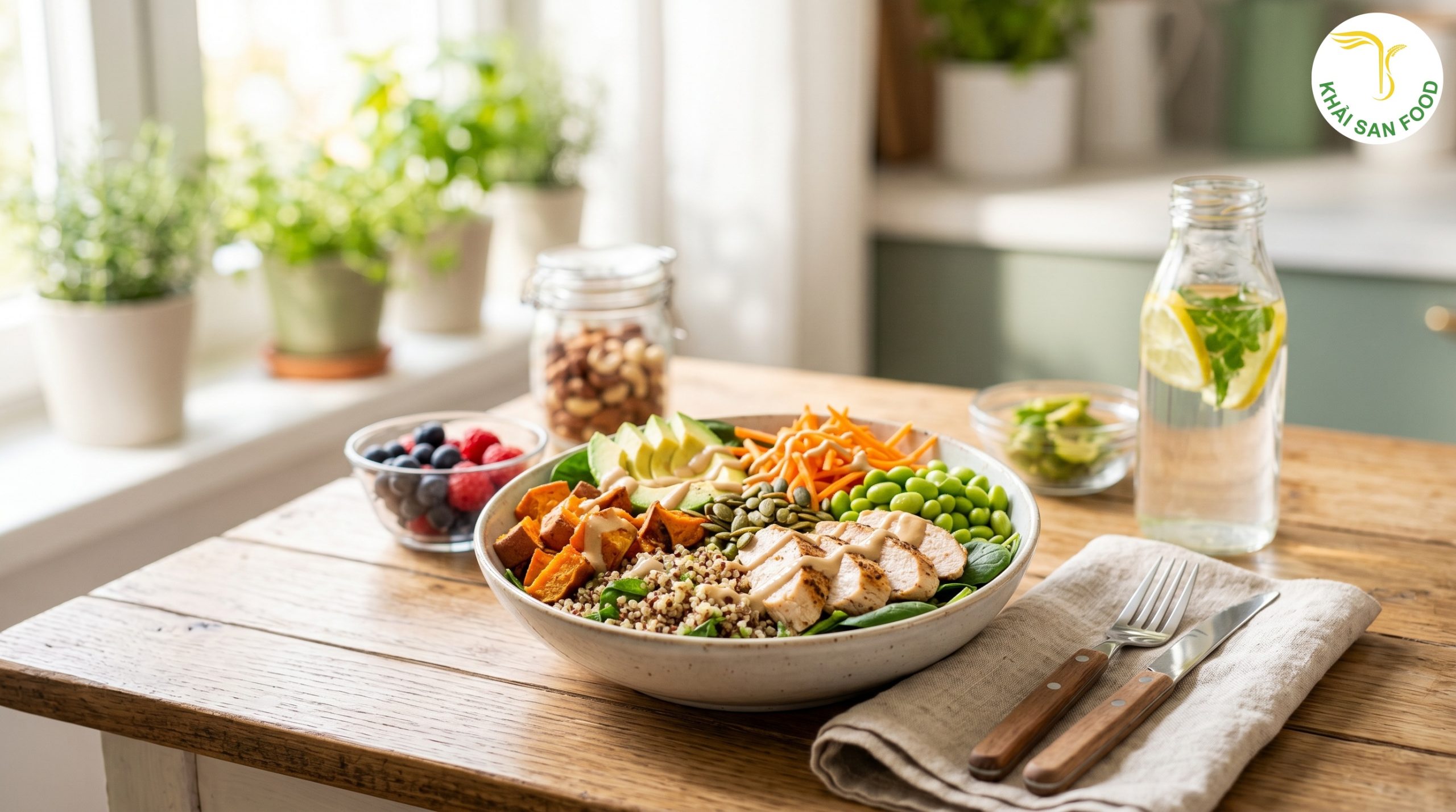 Hướng dẫn xây dựng chế độ ăn healthy giảm mỡ bụng hiệu quả