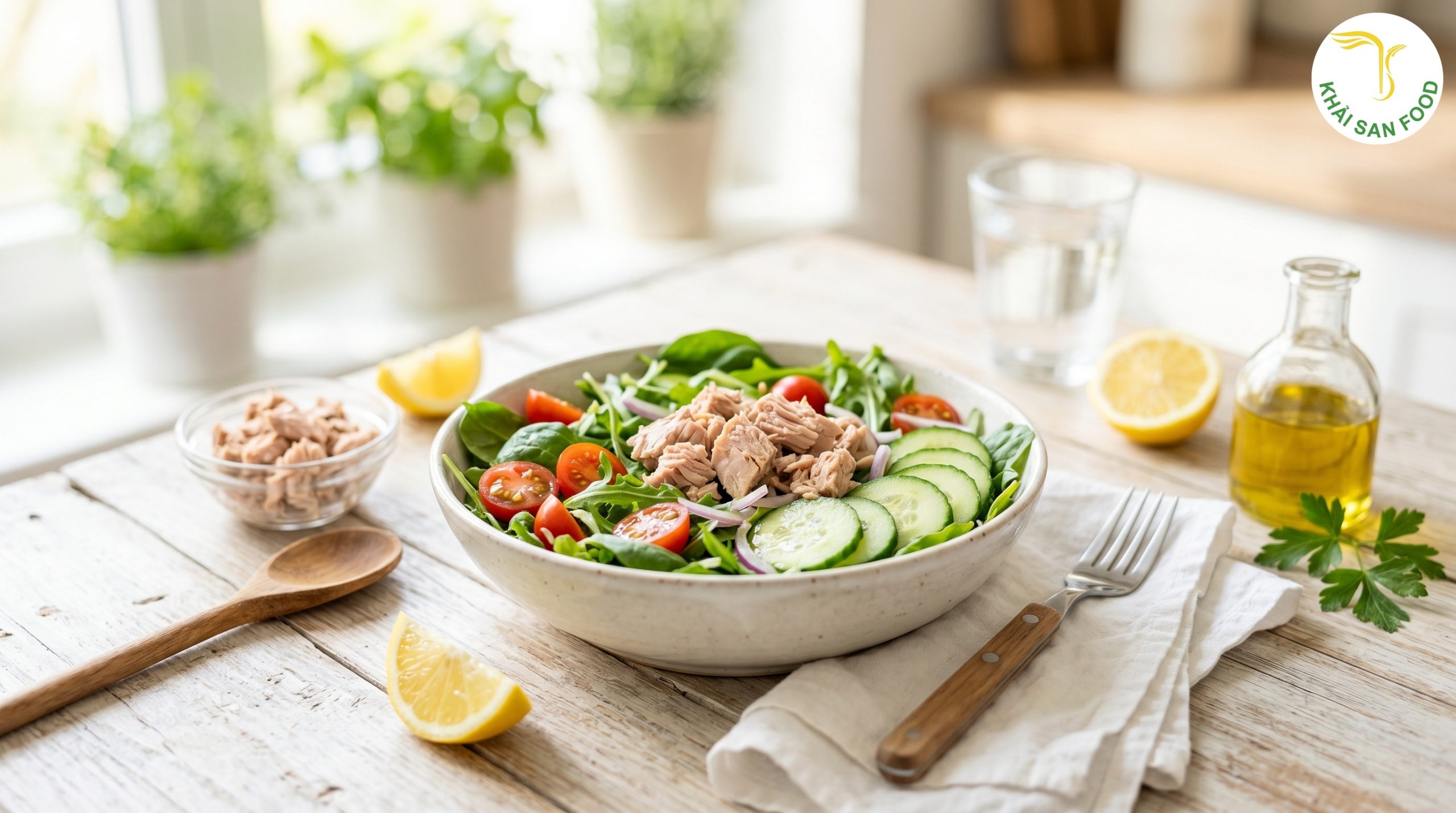 Lợi ích và cách làm salad cá ngừ giảm cân cơ bản cách làm salad cá ngừ giảm cân