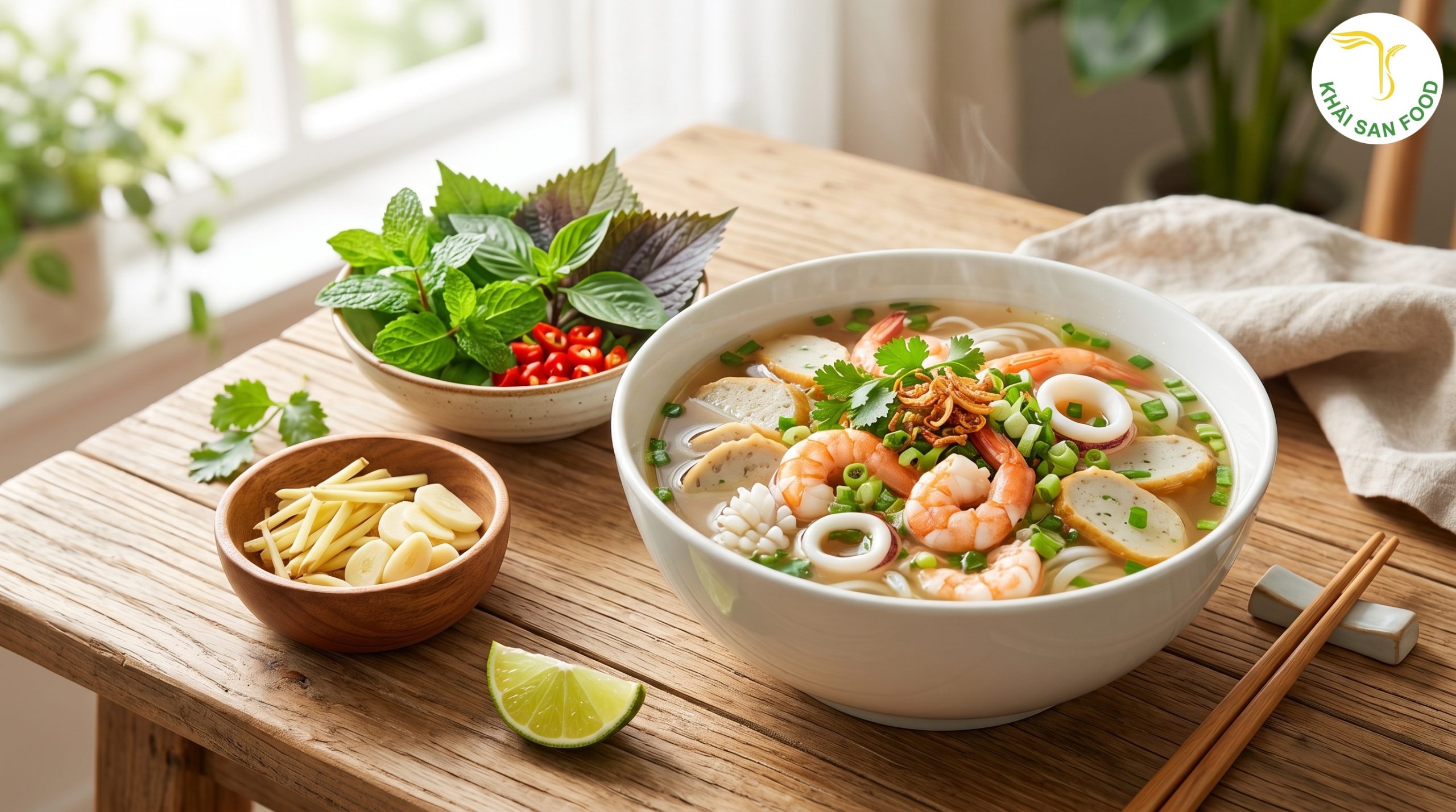 Thực đơn hoàn hảo kết hợp bún hải sản cách làm