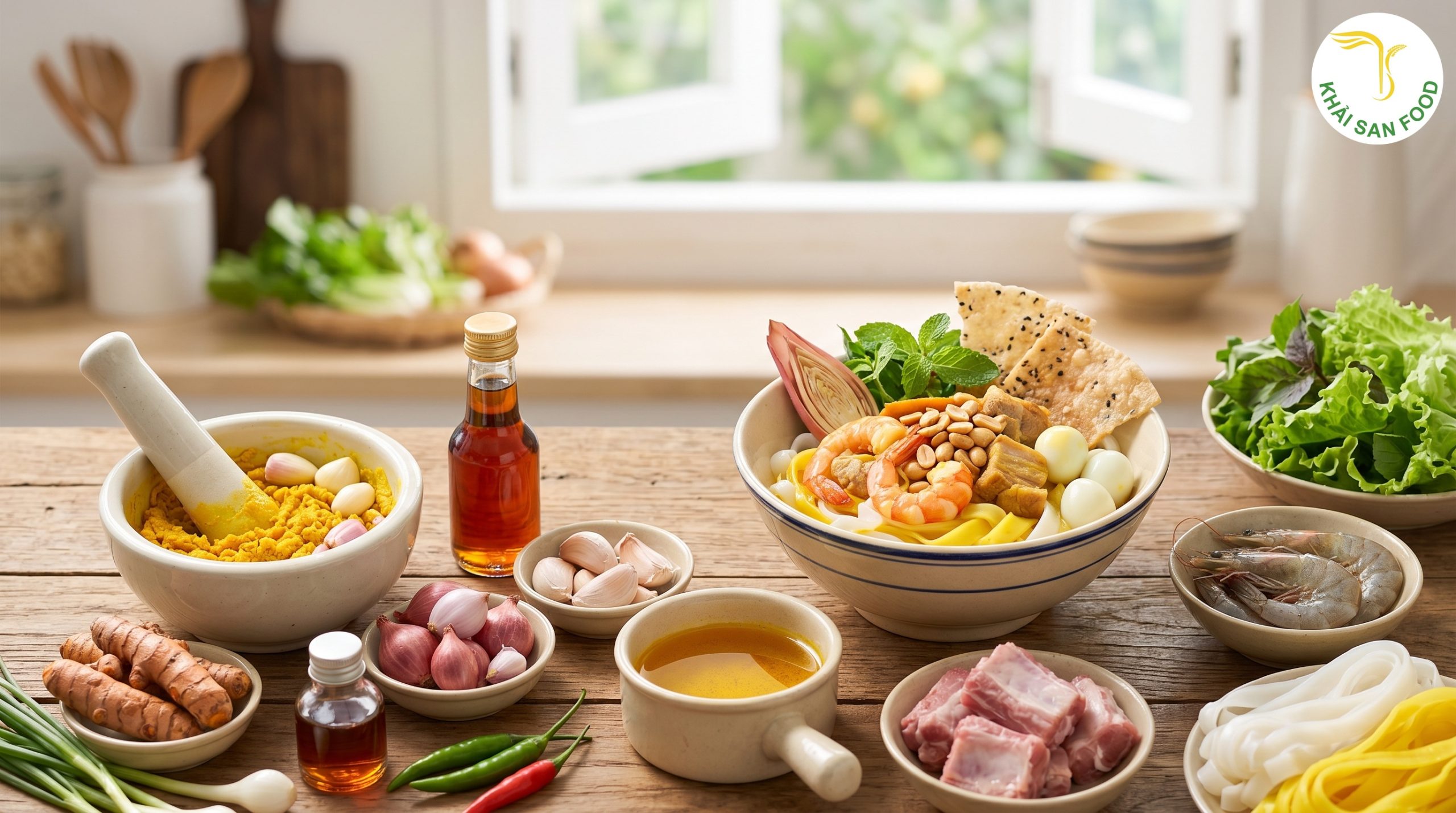 gia vị nấu mì quảng