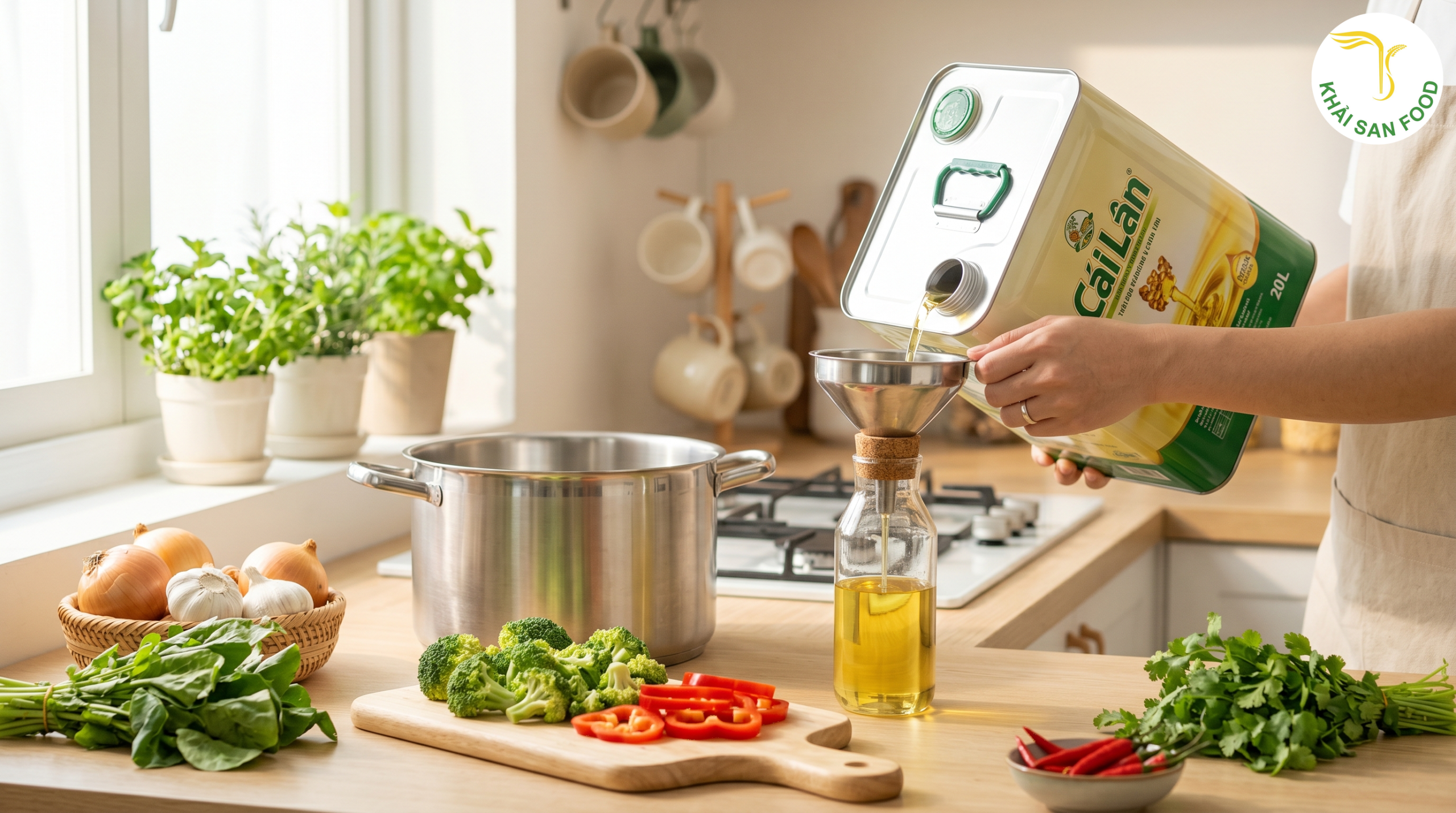 Tối Ưu Chi Phí Với 1 Thùng Dầu Ăn Cái Lân Và Giải Pháp 20 Lít