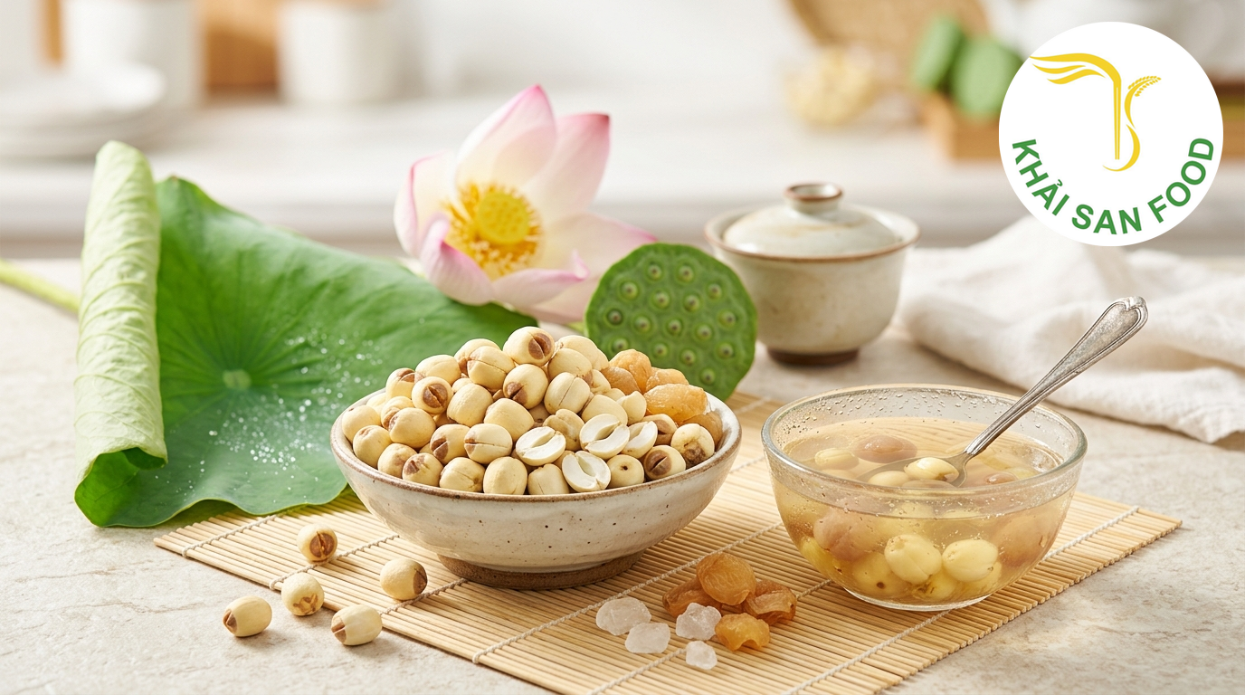 Hạt sen khô là gì và vì sao được ưa chuộng? hạt sen khô